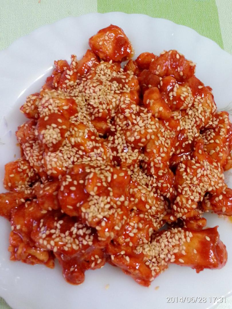 韓式辣味雞(免油) : 閻惇惠 一起做
