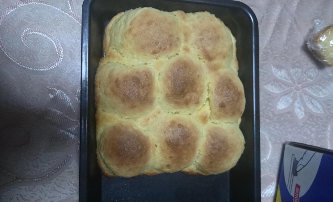 【阿不廚房】小烤箱做蛋黃奶油麵包 : 魚兒 一起做