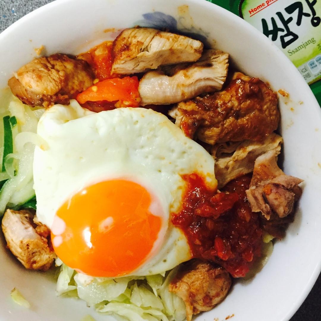 [韓食] 美味營養滿分在家也可以做的 비빔밥(韓式拌飯) : 孃孃 一起做