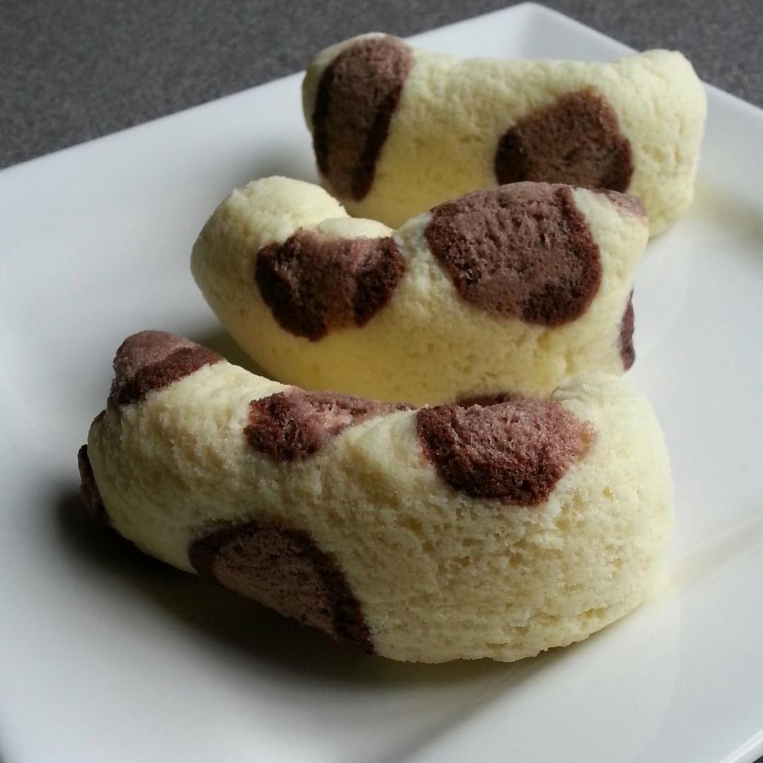 自製(豹紋)東京香蕉蛋糕 ♥巧克力香蕉卡士達餡♥ : Lim Lee Chien 一起做