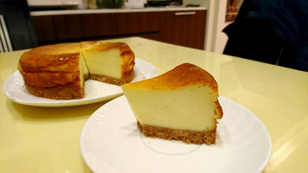 紐約重乳酪蛋糕佐覆盆子淋醬（7吋） : 療癒餐桌の食光 一起做