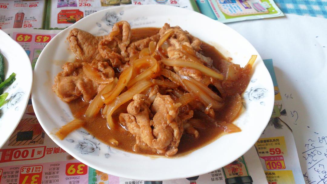 鹹甜好下飯的薑燒洋蔥豬肉 : Huei Shin Jheng 一起做