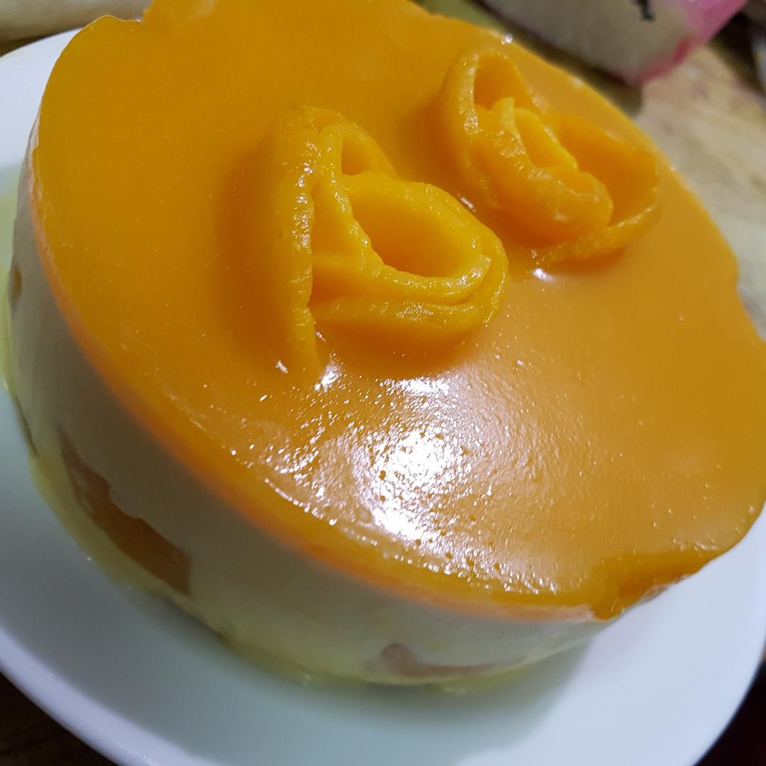 芒果優格生乳酪蛋糕 免烤箱 : 黃友文 一起做