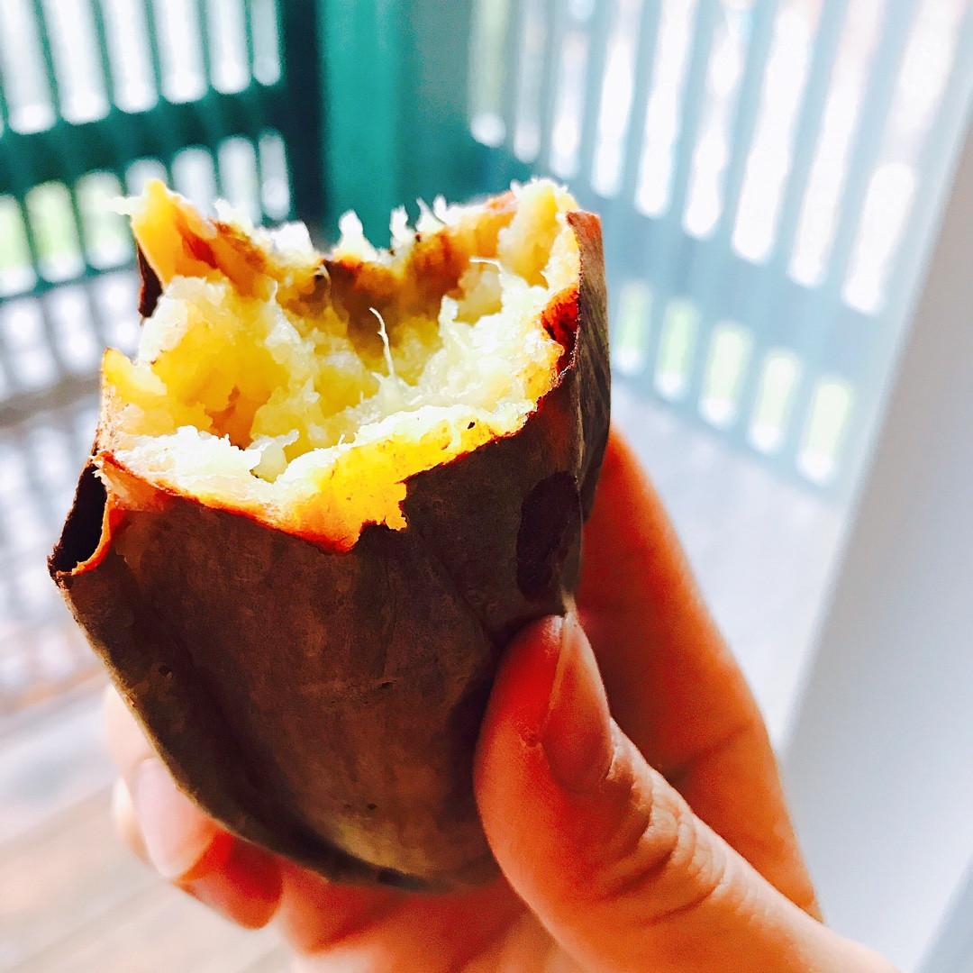 烤地瓜(不乾硬，帶蜜汁) : 小小留學生的食宴室 一起做