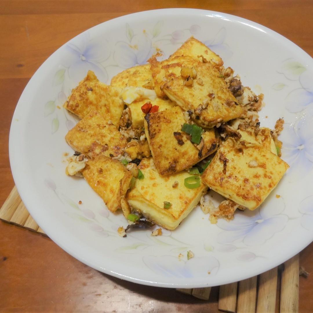 金沙豆腐 : 秋海 一起做
