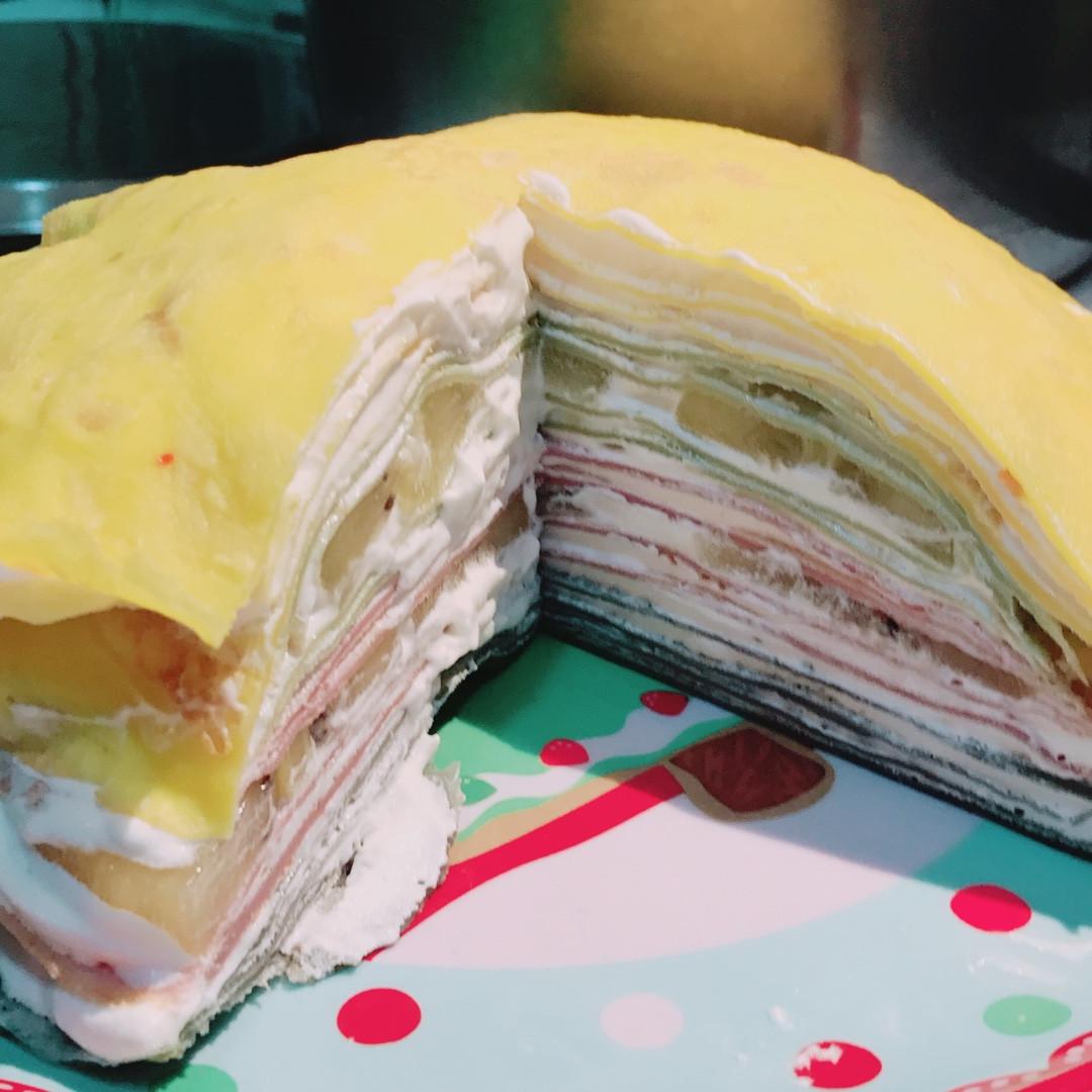 彩虹千層蛋糕（2/28更新） : Felicia Chang 一起做