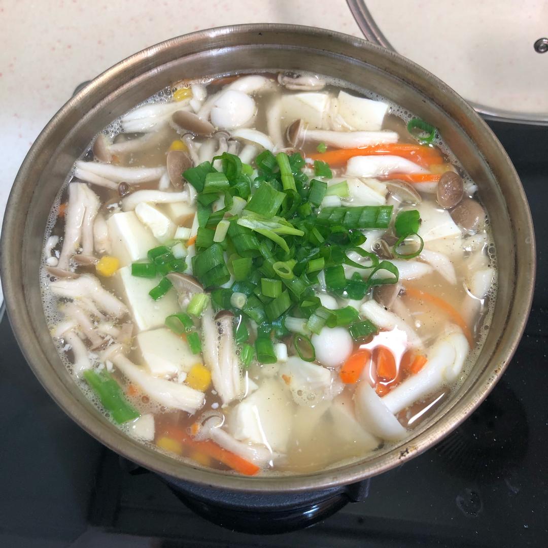 什錦玉米豆腐湯 : shiuan 一起做