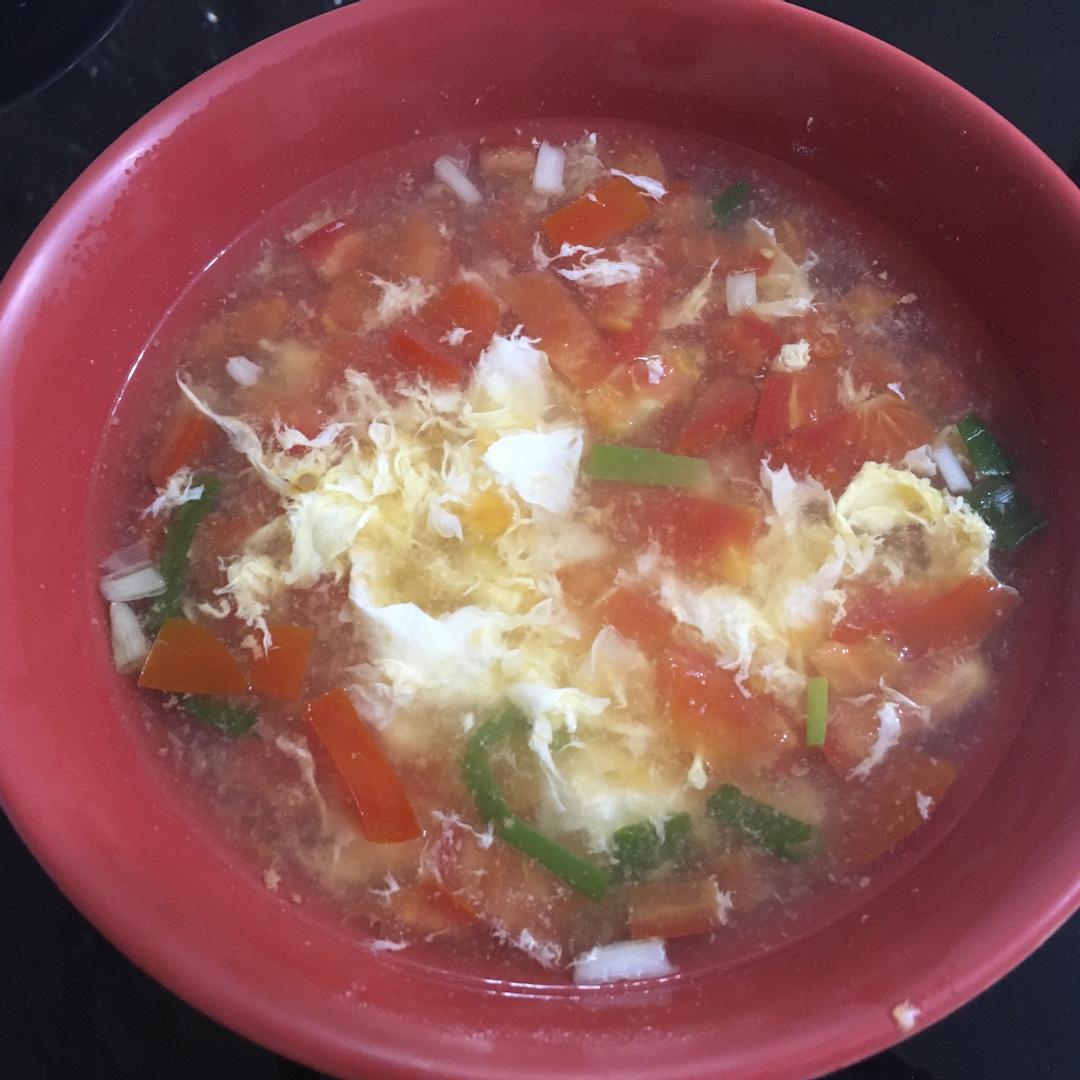 蕃茄蛋花湯🍜細緻美味小方法 : 張喨喨 一起做