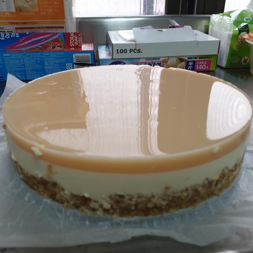 養樂多凍乳酪蛋糕（5吋、免烤箱） : Angela Hung 一起做