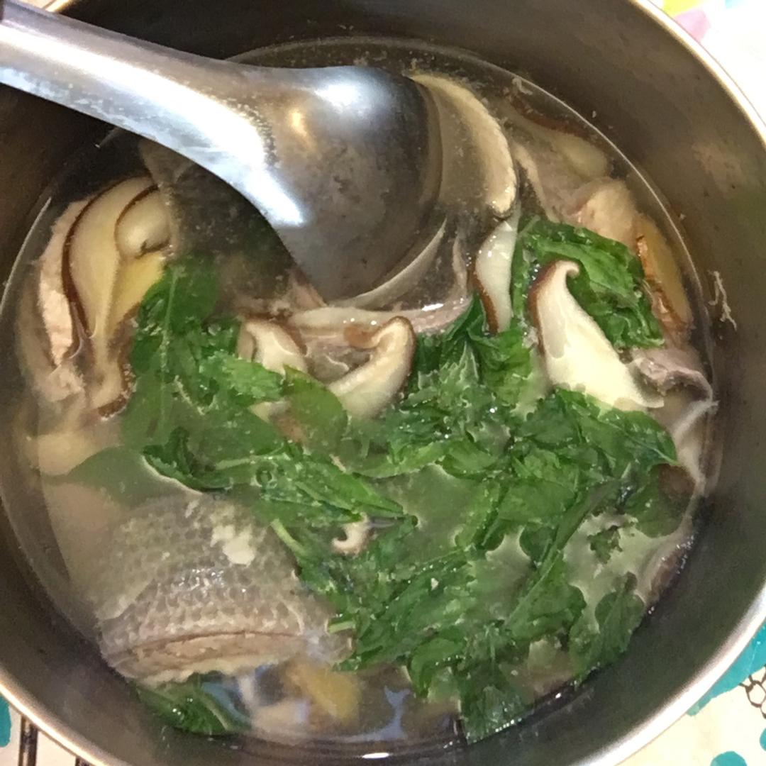 塔香虱目魚皮湯（非常簡單的電鍋湯品） : Carey Chao 一起做