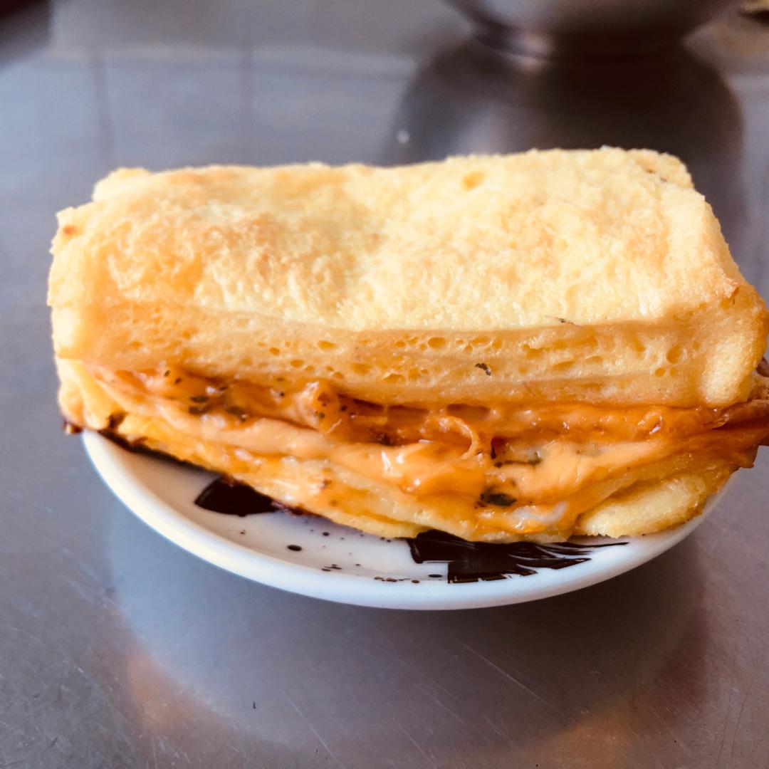 濃厚火腿乳酪法國吐司
❙小烤箱料理❙ : 小黑 跟著做