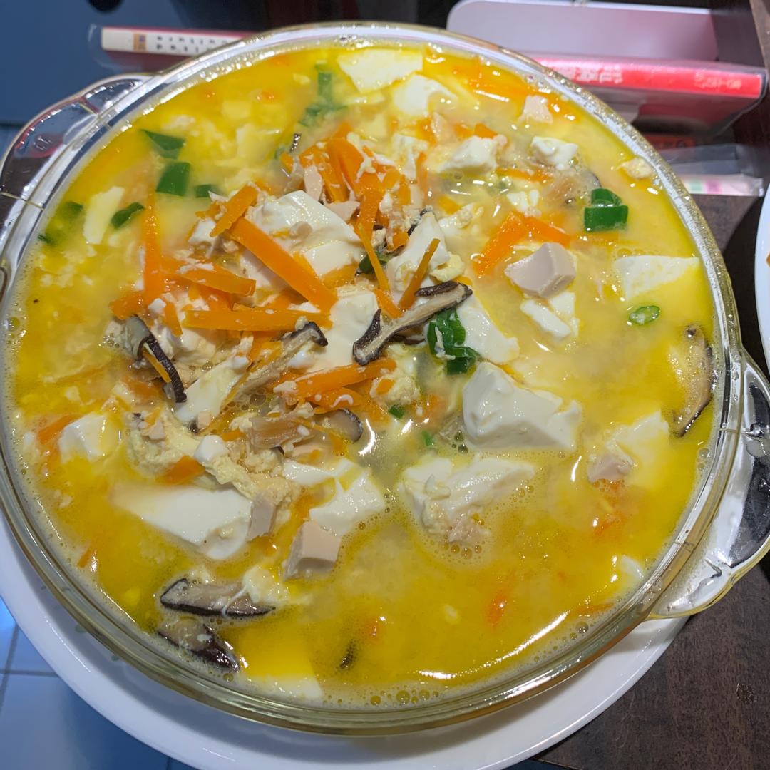鹹蛋豆腐煲 : 簡清茹 跟著做