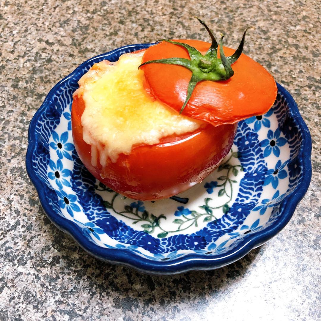 かにの焗烤番茄盅 : peipeimei 一起做