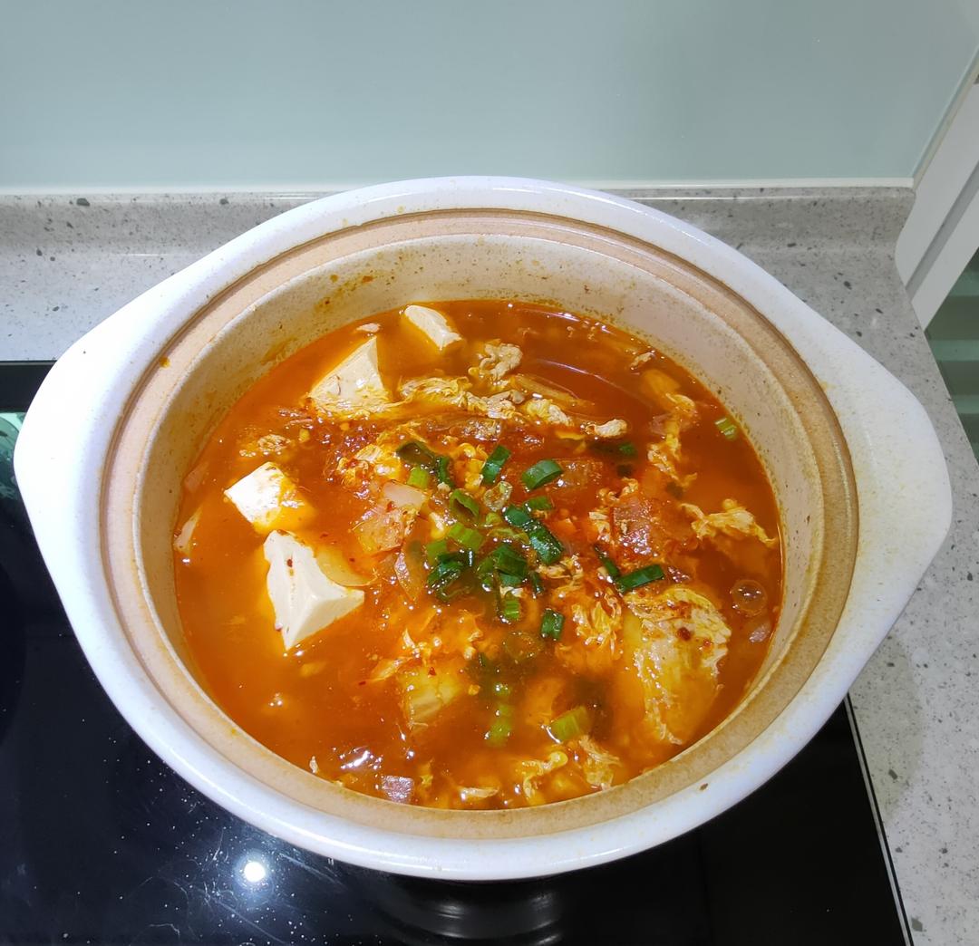 韓式純豆腐鍋 : 腿腿✌️廚 一起做