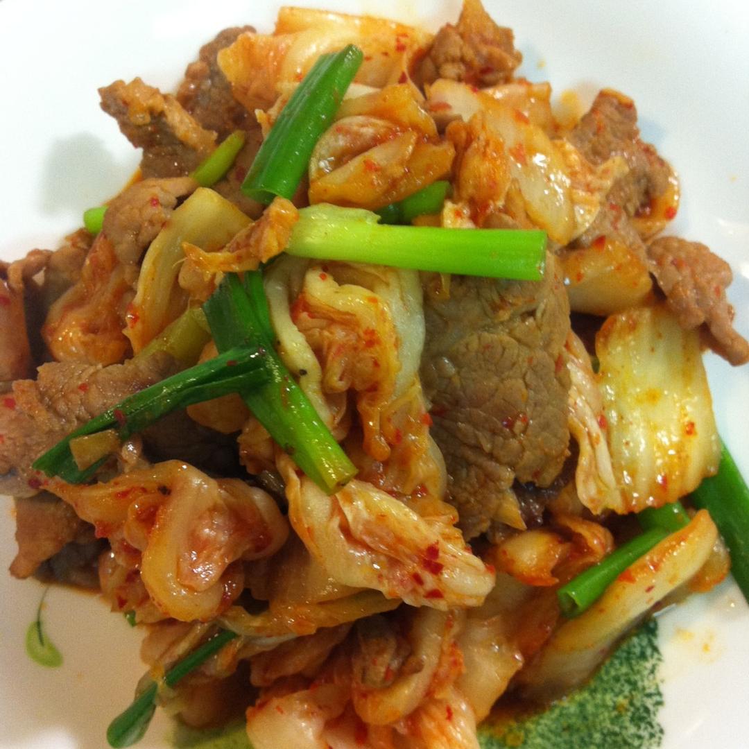 韓式泡菜炒豬肉食譜、做法 | YeungMa的Cook1Cook食譜分享
