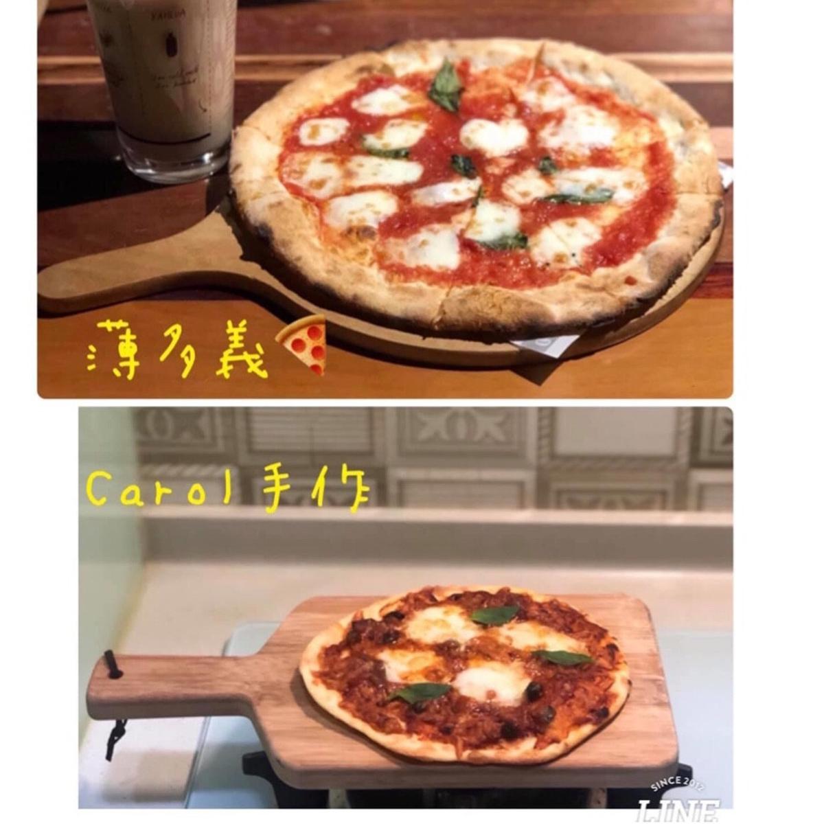 自製薄皮pizza 瑪格麗特 篇 By Carol Huang 愛料理