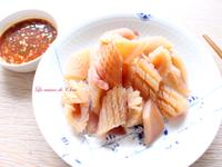 川燙魷魚佐泰式五味醬(快速的晚餐料理)