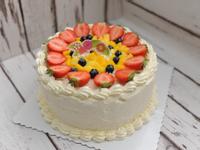 芒果草莓奶油蛋糕(圖解)
