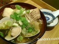 蛤蜊鯛魚味噌湯