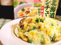 青豆蛤蠣奶油燉飯【好侍北海道白醬料理】