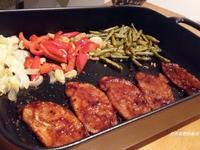 懶人晚餐 - 烤蔬菜 + 照燒豬肉