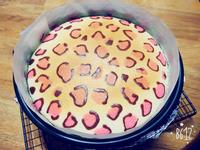 粉紅豹紋輕乳酪蛋糕