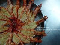 簡易宴客海鮮 - 蒜蓉蒸開邊蝦