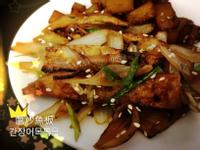 韓式小菜(반찬)醬炒魚板간장어목볶음