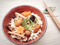 秋日栗子菇菇炊飯