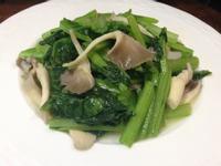 油菜炒莠珍菇