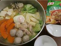 [康寶濃湯] 雞肉蔬菜火鍋麵