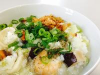 無油電鍋料理👉🏼什錦海鮮蔬菜粥