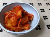 『韓式』蘿蔔泡菜 ～減鹽版（無添加魚露）