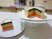 彩虹海綿蛋糕6吋
