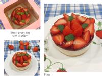 草莓乳酪蛋糕（免烤）