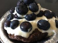 【微波】超簡單3分鐘 藍莓布朗尼蛋糕