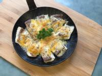 香蒜奶油焗烤鯛魚
