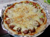 【超簡單香腸蔬菜Pizza批薩】免烤箱