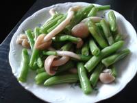 脆炒鮮蔬(美白菇+四季豆)