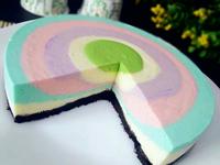 彩虹优格慕斯蛋糕