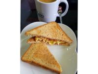 花生蛋時蔬三明治 10分鐘早餐 簡易快速