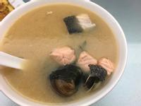 日式鮭魚蛤蠣味增湯