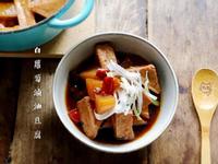 白蘿蔔滷油豆腐