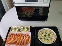 一爐三菜-鯛魚燴豆腐、清蒸蝦、金針菇豆腐