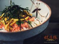 蛋絲鮭魚お茶漬け(茶泡飯)-兩人小餐桌