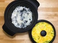 海苔拌飯+起司香蔥蛋