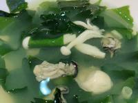 鮮蚵仔雪白菇蛤蜊海帶昆布湯-電鍋一鍵料理