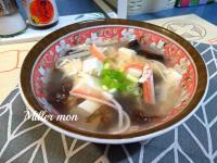 日式蟳味紫菜豆腐湯