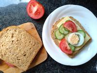 蔬食三明治∣早餐