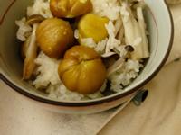 秋栗鮮菇炊飯